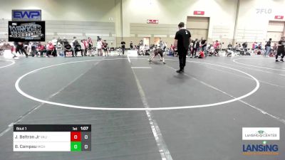 101 lbs Semifinal - Jarron Beltran Jr, Valiant Prep Wrestling Club vs Brody Compau, Michigan Premier WC - (A)