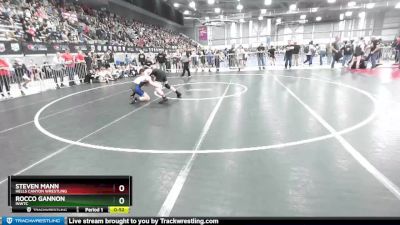 115 lbs Champ. Round 2 - Rocco Gannon, INWTC vs Steven Mann, Hells Canyon Wrestling