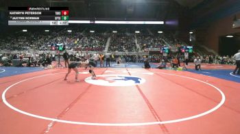 115 lbs Champ. Round 1 - Kathryn Peterson, Thunder Basin High School vs Jaxynn Norman, Upton
