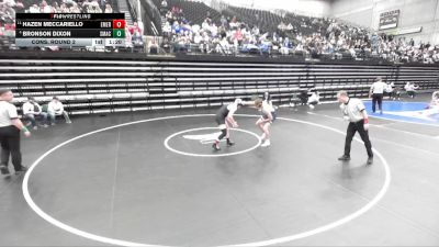 3A 175 lbs Cons. Round 2 - Hazen Meccariello, Emery vs Bronson Dixon, Summit Academy