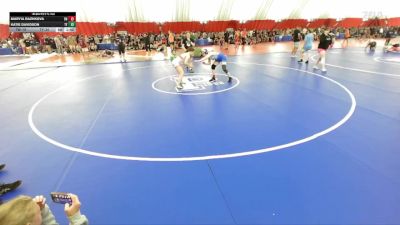 138 lbs Round 7 (10 Team) - Maryia Razhkova, Mille Lacs vs Katie Davidson, Geneseo