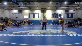 165 lbs Champ. Round 1 - Ezra Walker, D`Iberville High School vs Josiah Watson, Oak Grove HS