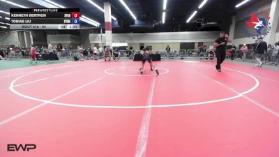 84 lbs Semifinal - Kenneth Bertron, Spartan Mat Club vs Tobias Liu, Powerhouse Wrestling
