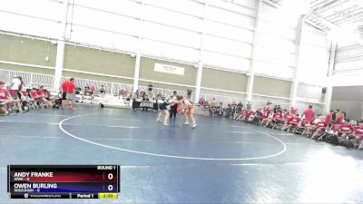 190 lbs Round 1 (8 Team) - Andy Franke, Iowa vs Owen Burling, Wisconsin