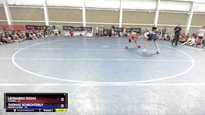 150 lbs Placement Matches (8 Team) - Leonardo Rosas, Illinois vs Thomas Schechterly, Pennsylvania