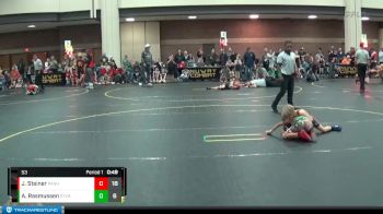 53 lbs Semis & 1st Wrestleback (8 Team) - Jackson Steiner, Panhandle All-Stars vs Adam Rasmussen, Steel Valley Renegades