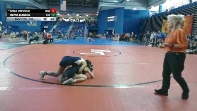 100 lbs Cons. Round 7 - Olivia Mancha, Choate Rosemary Hall vs Shea DeFusco, Mountain ViewHS