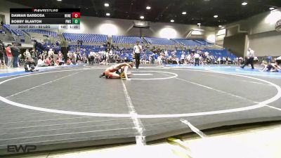 93 lbs Quarterfinal - Damian Barbosa, Honey Badgers Wrestling Club vs Bobby Blanton, Paris Wrestling Club