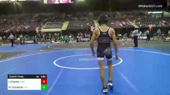 102 lbs Quarterfinal - Isaak Chavez, Pomona Elite vs Nicholas Crousore, PEAK Wrestling