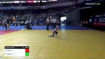 48 lbs Quarterfinal - Hudson Broz, Nebraska Boyz vs Kamdynn Parker, Chaparral Kids Wrestling Club