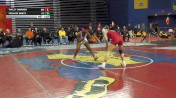 130 lbs 1st Place Match - Willow White, South Dade vs Haley Smarsh, Moon Area