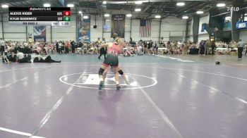 114 lbs Rr Rnd 2 - Alexis Kiger, The Asylum Pink vs Kylie Gudewitz, Elite NJ Black