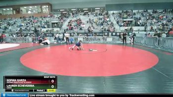 79-84 lbs Semifinal - Sophia Garza, Ascend Wrestling Academy vs Lauren Echeverria, COWA