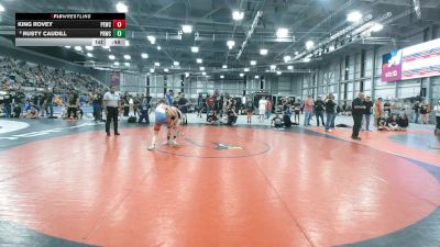 100 lbs Cons. Sub-quarters - Rusty Caudill, Priest River Wrestling Club vs King Rovey, Palouse Elite Wrestling Club