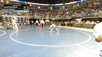 96 lbs Round Of 32 - Braden Boardman, Shippensburg vs Dylan Skoncey, Keystone Oaks