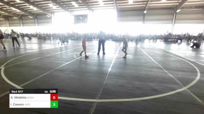 58 lbs Semifinal - Amen Medeles, Adams City WC vs Izrael Casaus, Juggernaut WC
