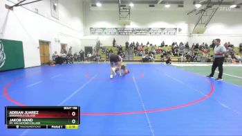 174 lbs Semifinal - Jakob Hand, Mt. San Antonio College vs Adrian Juarez, Bakersfield College