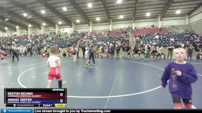 67 lbs Semifinal - Keston Richins, Sanderson Wrestling Academy vs Driggs Deeter, Sanderson Wrestling Academy