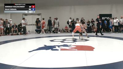 61 kg Champ. Rd Of 128 - Jeremiah Waldschmidt, EAP vs Isaac Ekdahl, Reiver Wrestling Academy