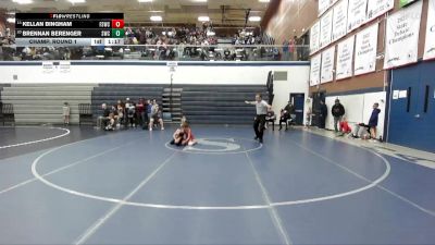 59 lbs Champ. Round 1 - Kellan Bingham, Fighting Squirrels Wrestling Club vs Brennan Berenger, Suples Wrestling Club