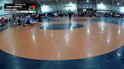 170 lbs Champ. Round 3 - Amara Crawford, Jay County vs Abigail Jones, Liberty-Benton High School