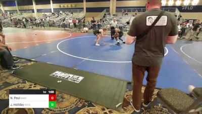 165 lbs Consi Of 16 #2 - Nathan Paul, Wasco Youth Wrestling vs James Holiday, Rough House WC