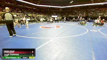 150 Class 1 lbs Cons. Semi - Owen Staat, St. Pius X (Festus) vs Tyler Thompson, Penney