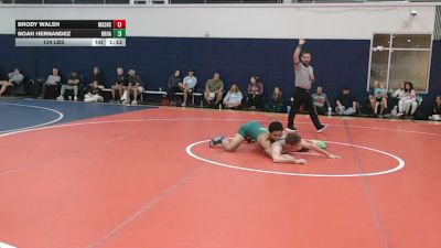 134 lbs Rr Rnd 2 - Brody Walsh, Mat Assassins Silver - HSC vs Noah Hernandez, Broad Axe Gold - HSC