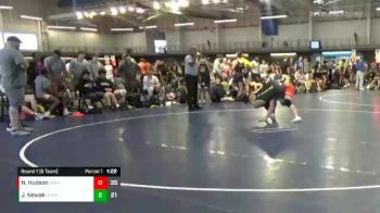 195 lbs Round 1 (6 Team) - Jakob Nowak, Beach Bums vs Nolan Hudson, Spartan WC