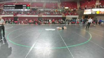 100 lbs Round 5 - 1st And 3rd - Lillian McHam, Canyon Randall vs Lila Breedlove, Borger