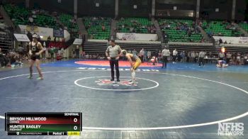 1A-4A 144 Semifinal - Hunter Bagley, Piedmont vs Bryson Millwood, Corner