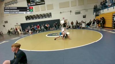 91 lbs Cons. Semi - Xaden Baxendale, Lovell Middle School vs Lucas Eakerns, Cody Middle School