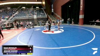 78 lbs Cons. Round 5 - Isaac Reynolds, Windy City Wrestlers vs Bridger Warner, Douglas Wrestling Club