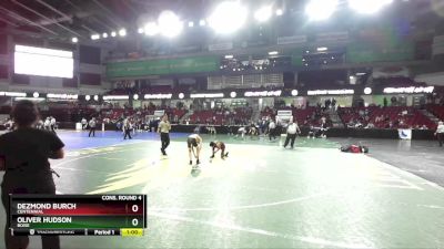 106 lbs Cons. Round 4 - Oliver Hudson, Boise vs Dezmond Burch, Centennial