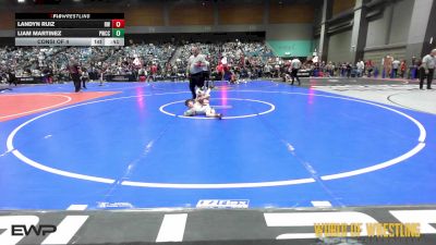 52 lbs Consi Of 4 - Landyn Ruiz, Red Wave Wrestling vs Liam Martinez, Pomona Elite