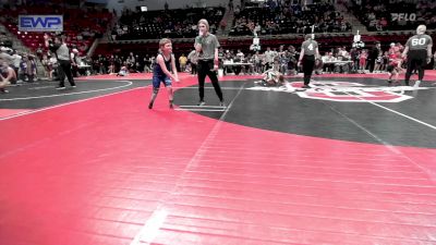 75 lbs Consi Of 8 #2 - Spencer Madewell, Collinsville Cardinal Youth Wrestling vs Griffin Hough, Bartlesville Wrestling Club