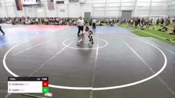 70 lbs Rr Rnd 2 - Dylan Anderson, Extreme Heat WC vs Andres Lopez, Nm Gold