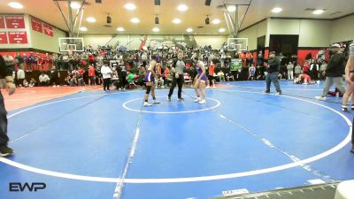 120 lbs Quarterfinal - Kylin Reed, Mannford vs Eden Bigpond, Bristow