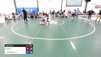 68 kg Rr Rnd 5 - Samira Kupa, Jersey United Purple vs Jameson Strickland, MGW Rebels