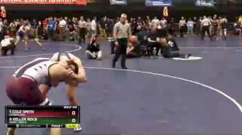165 lbs Quarterfinal - 1 Cole Smith, Cumberland vs 9 Keller Rock, Embry-Riddle