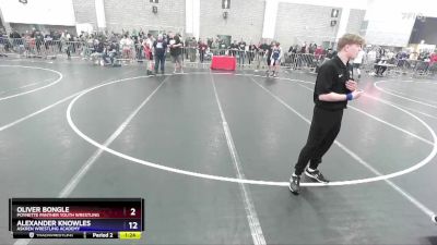 119 lbs Quarterfinal - Oliver Bongle, Poynette Panther Youth Wrestling vs Alexander Knowles, Askren Wrestling Academy