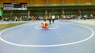 157 lbs Consi Of 16 #1 - Peyton Besabe, Yukon vs Dylan Magana, Poway