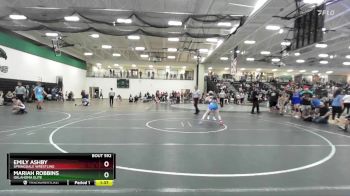 110 lbs Cons. Semi - Mariah Robbins, Oklahoma Elite vs Emily Ashby, Springdale Wrestling