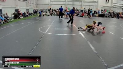 76 lbs Round 6 (8 Team) - John Risacher, OMP vs Camden Poole, DWA