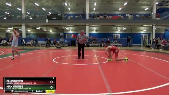 140 lbs Round 2 (16 Team) - Elias Green, Askren Wrestling Academy 2 vs Max Crouse, Steel Valley Renegades