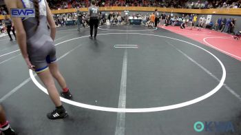 80 lbs Quarterfinal - Alana Clark, Choctaw Ironman Youth Wrestling vs Kellen Armstrong, Newcastle Youth Wrestling