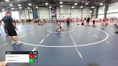 60 lbs Rr Rnd 2 - John Cambra, Mat Assassins Yellow vs Jase Atherton, Ride Out Wrestling Club Green