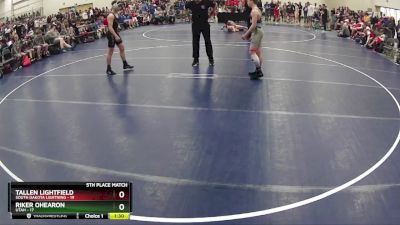 132 lbs Finals (8 Team) - Riker Ohearon, Utah vs Tallen Lightfield, South Dakota Lightning