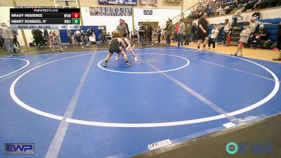 90 lbs Rr Rnd 1 - Brady Hembree, Wyandotte Youth Wrestling vs Henry Romero, IV, Wolfpak Wrestling