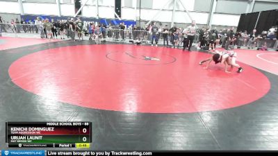 88 lbs 3rd Place Match - Urijah Launit, Mat Demon WC vs Kenichi Dominguez, Team Aggression WC